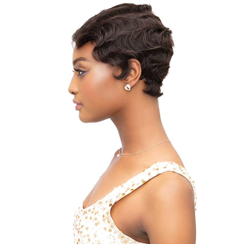 Janet Collection 100% Human Remy Hair Wig Mommy Parting Wig (1) - Image 3